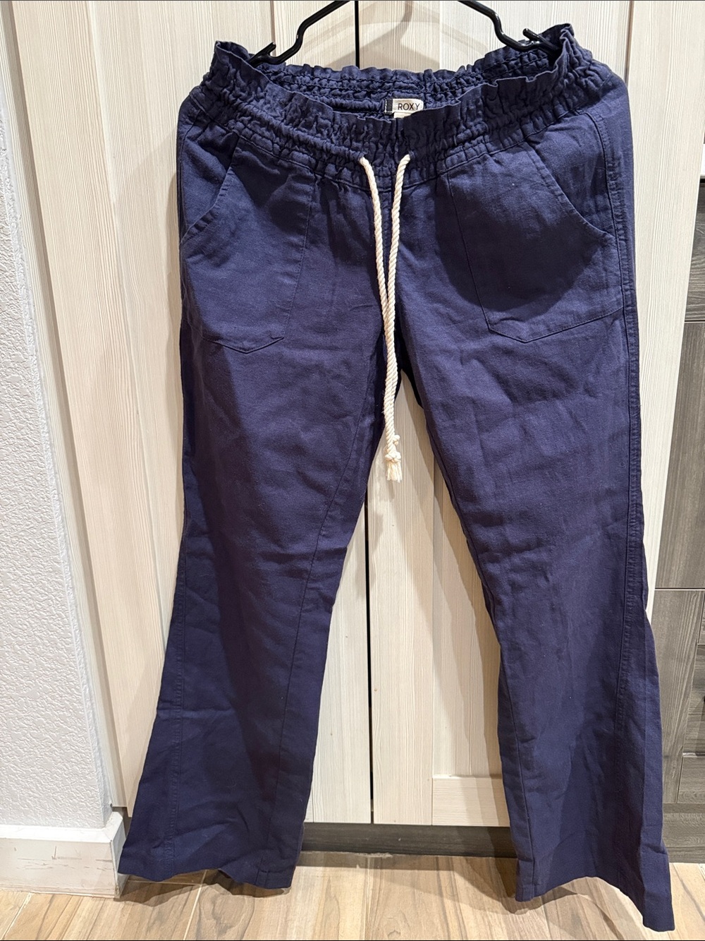 Roxy Men's Navy Drawstring Jogger Pants